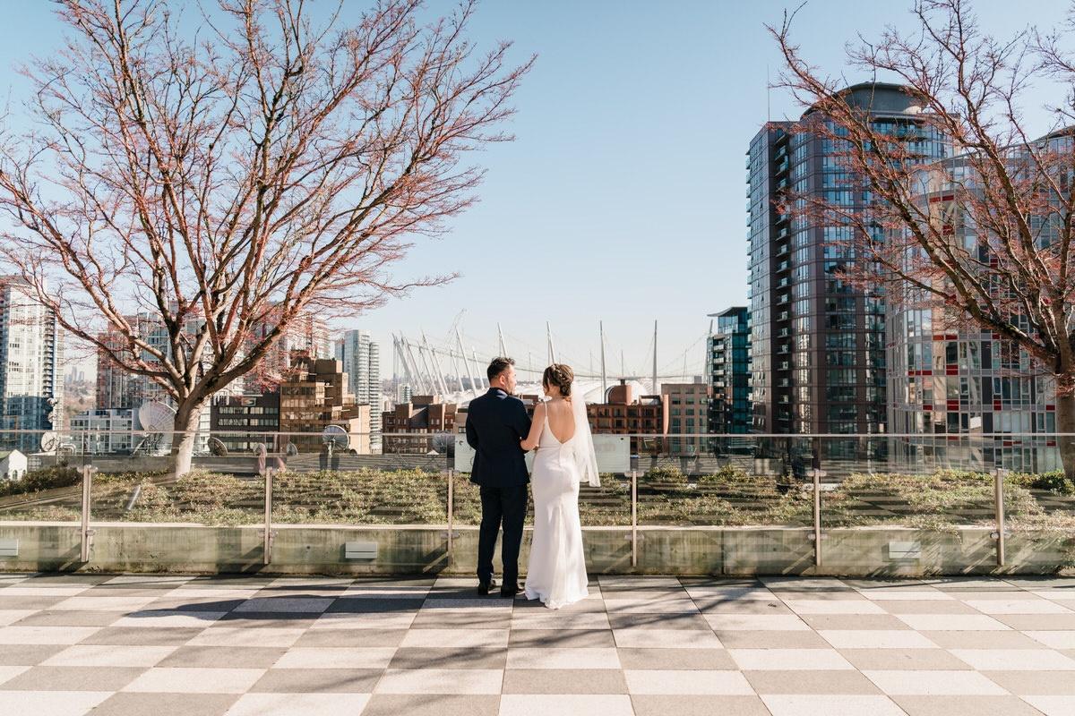 Downtown Vancouver Wedding at Brix & Mortar with Jodi & Andrew