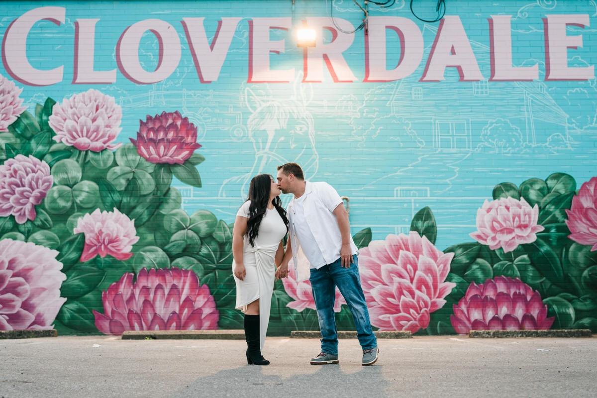 Downtown Cloverdale Engagement Photoshoot with Noele and Jeremy