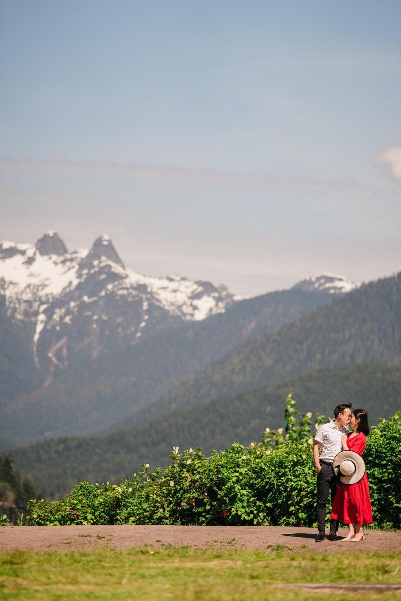 North Vancouver Cleveland Dam Engagement Photos: April and John’s Love Story