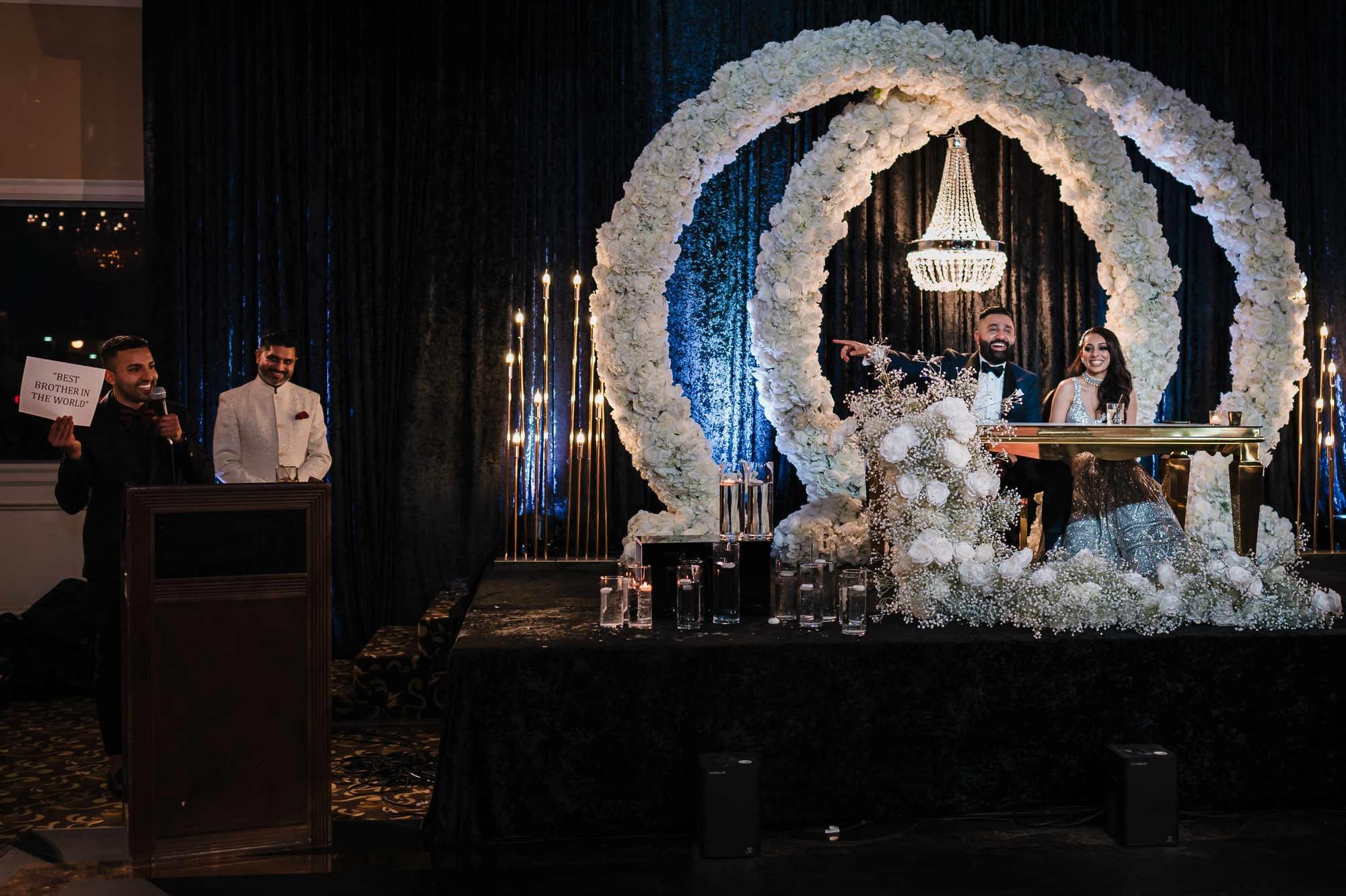 Surrey wedding reception at Crown Palace Banquet Hall with Jesse & Victor
